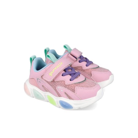 GARVALIN ΠΑΙΔΙΚΑ SNEAKERS ΜΕ ΦΩΤΑΚΙΑ ΡΟΖ 251808-D032  